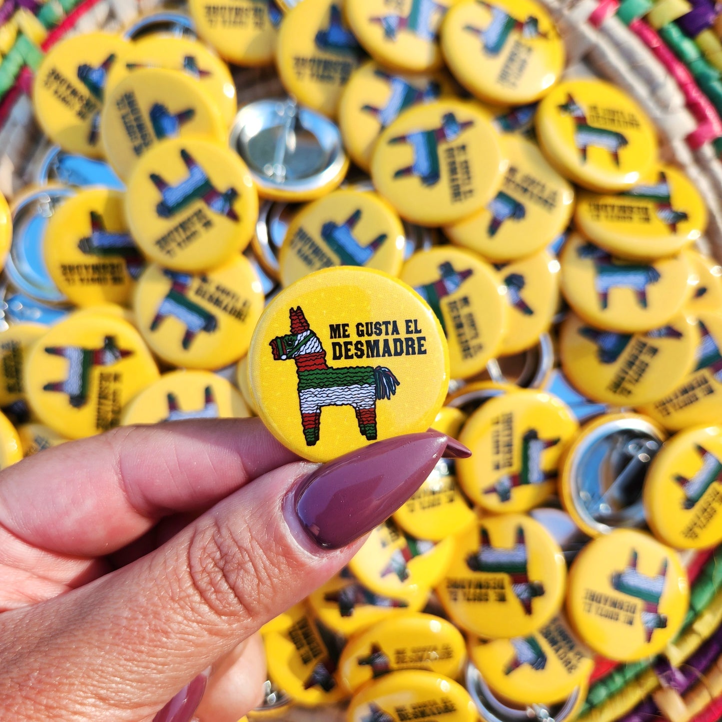 Me Gusta El Desmadre Pin-Back Button