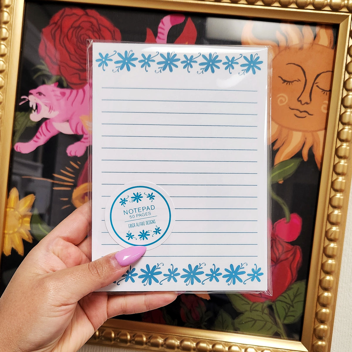 Las Flores 5X7 Notepad