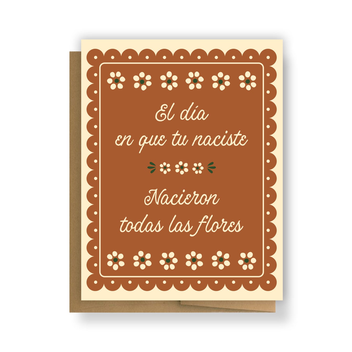 El Dia en que tu Naciste Greeting Card