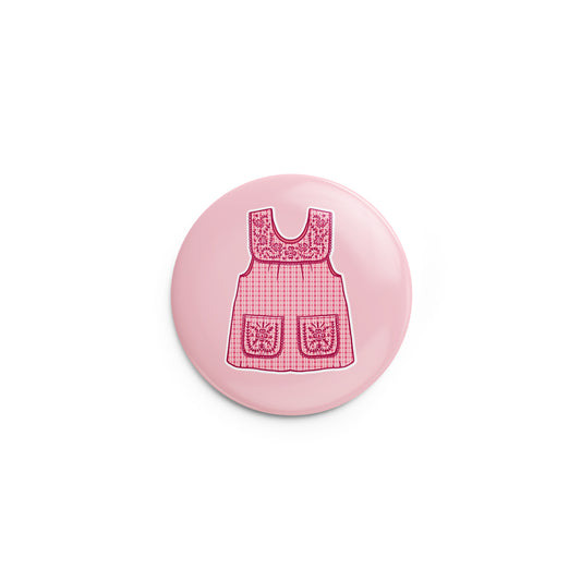 Abuelas Mandil Pin-Back Button