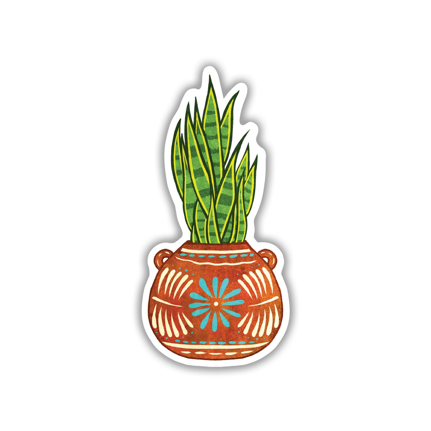 Snake Plant Vinyl Sticker