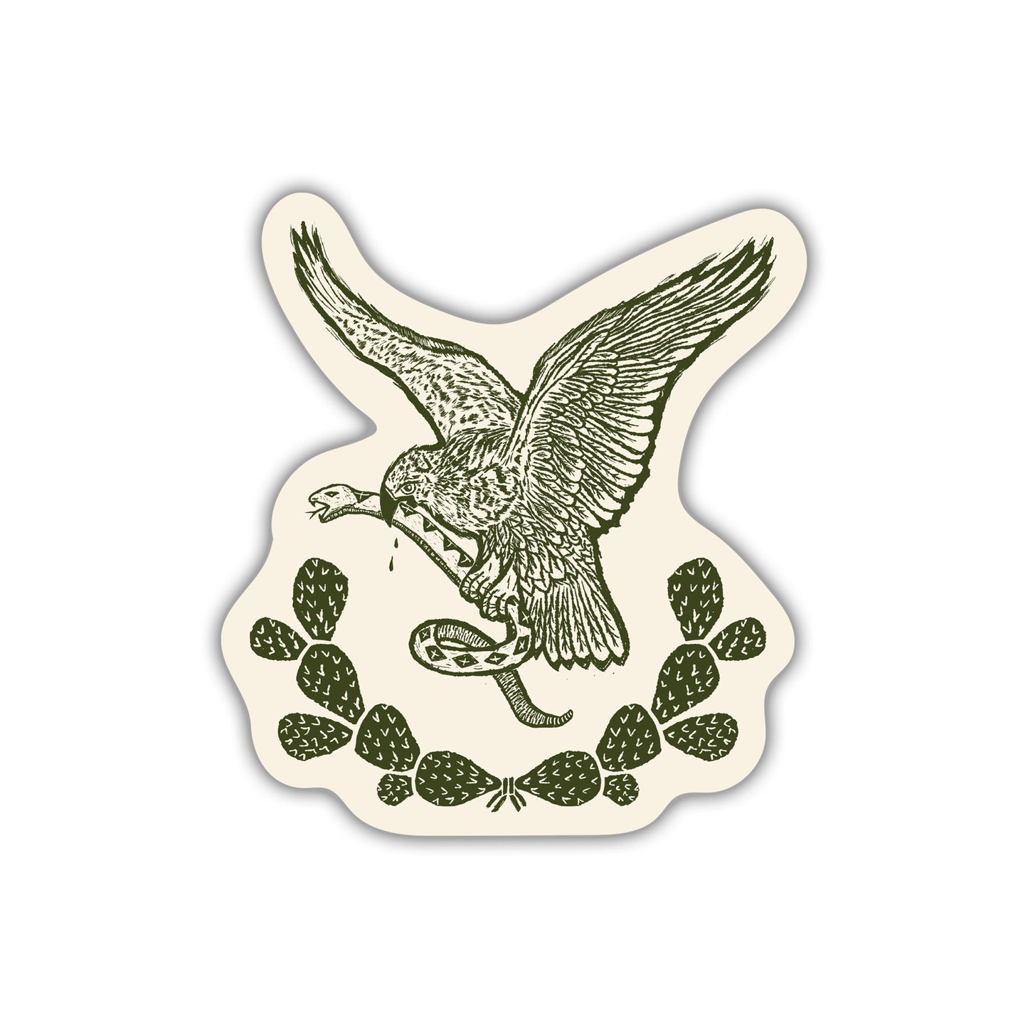 Mexican Aguila Vinyl Sticker