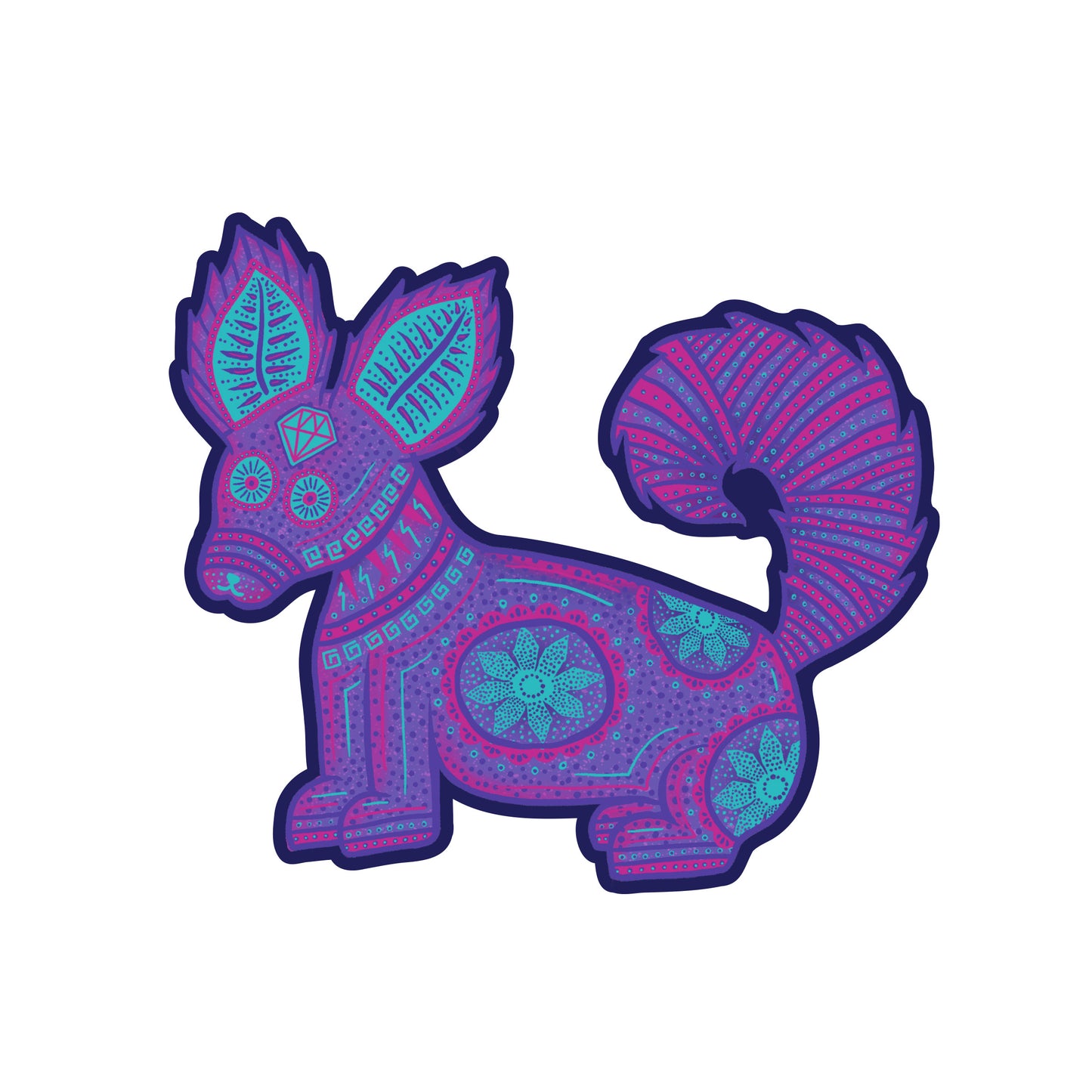 Diamond Alebrije Vinyl Sticker