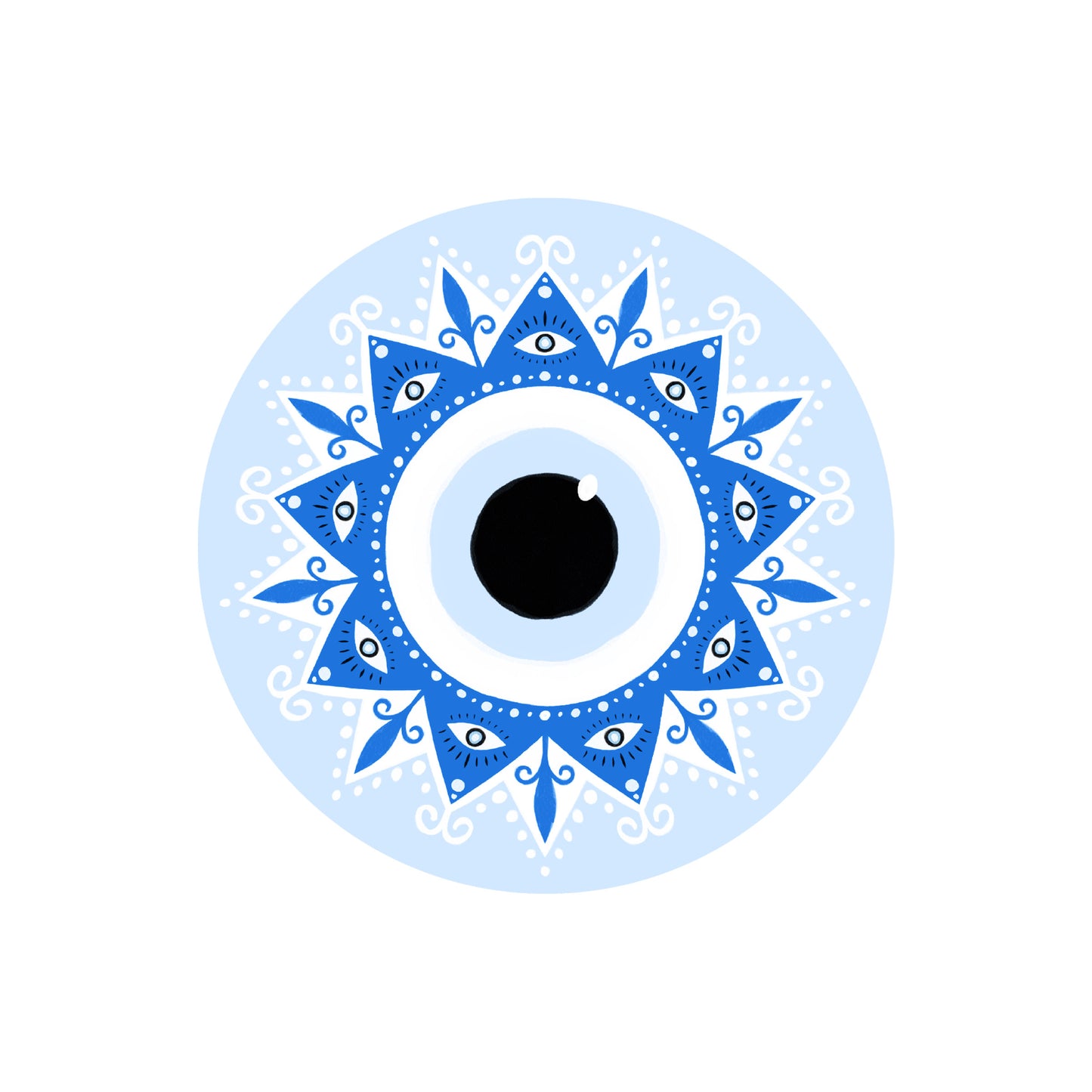 Evil Eye (Mal de Ojo) Vinyl Sticker