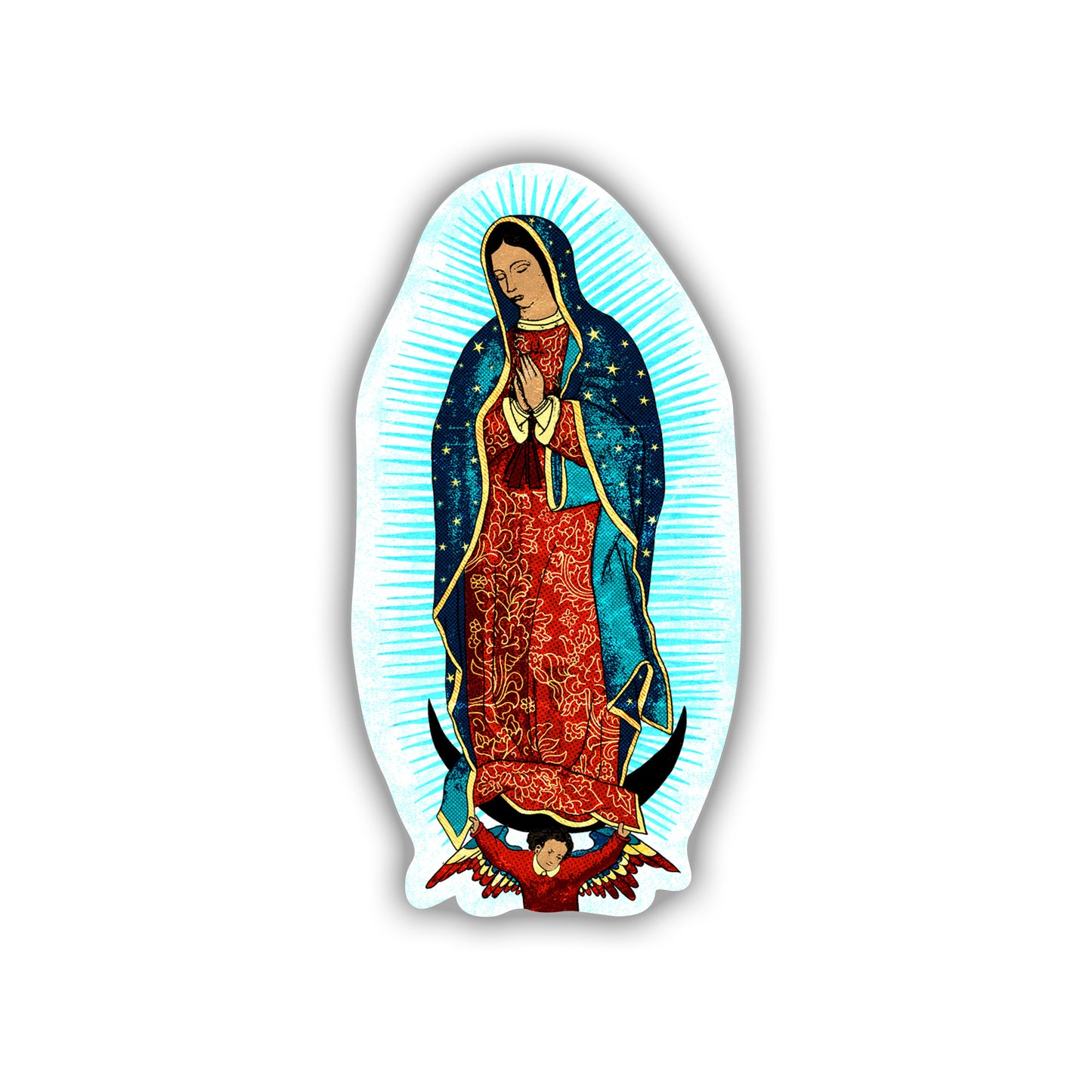 Virgen De Guadalupe Vinyl Sticker
