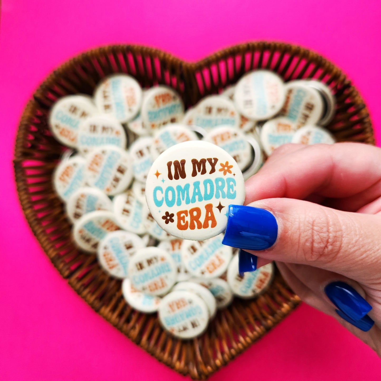 Comadre Era Pin-Back Button