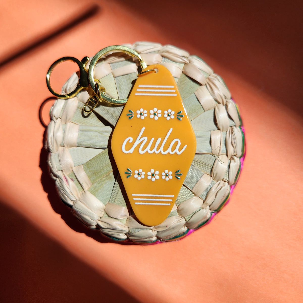Chula "Barro" Acrylic Motel Keychain