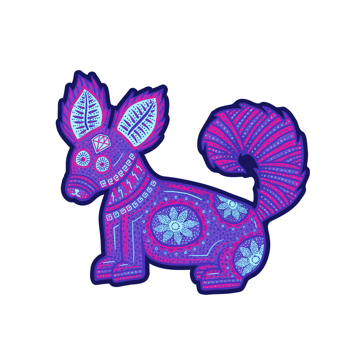 Diamond Alebrije Vinyl Sticker