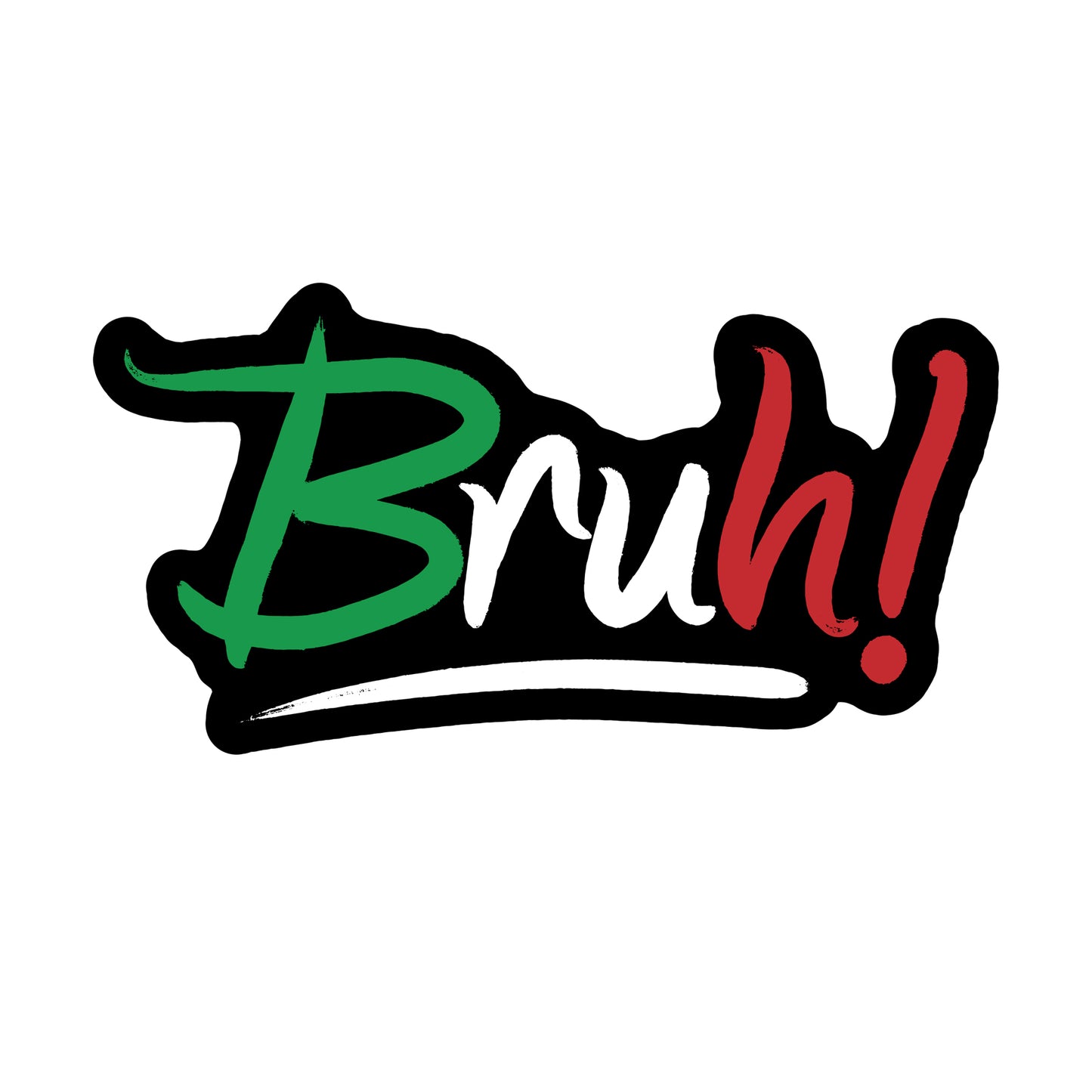 Bruh Vinyl Sticker