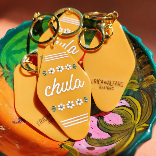 Chula "Barro" Acrylic Motel Keychain