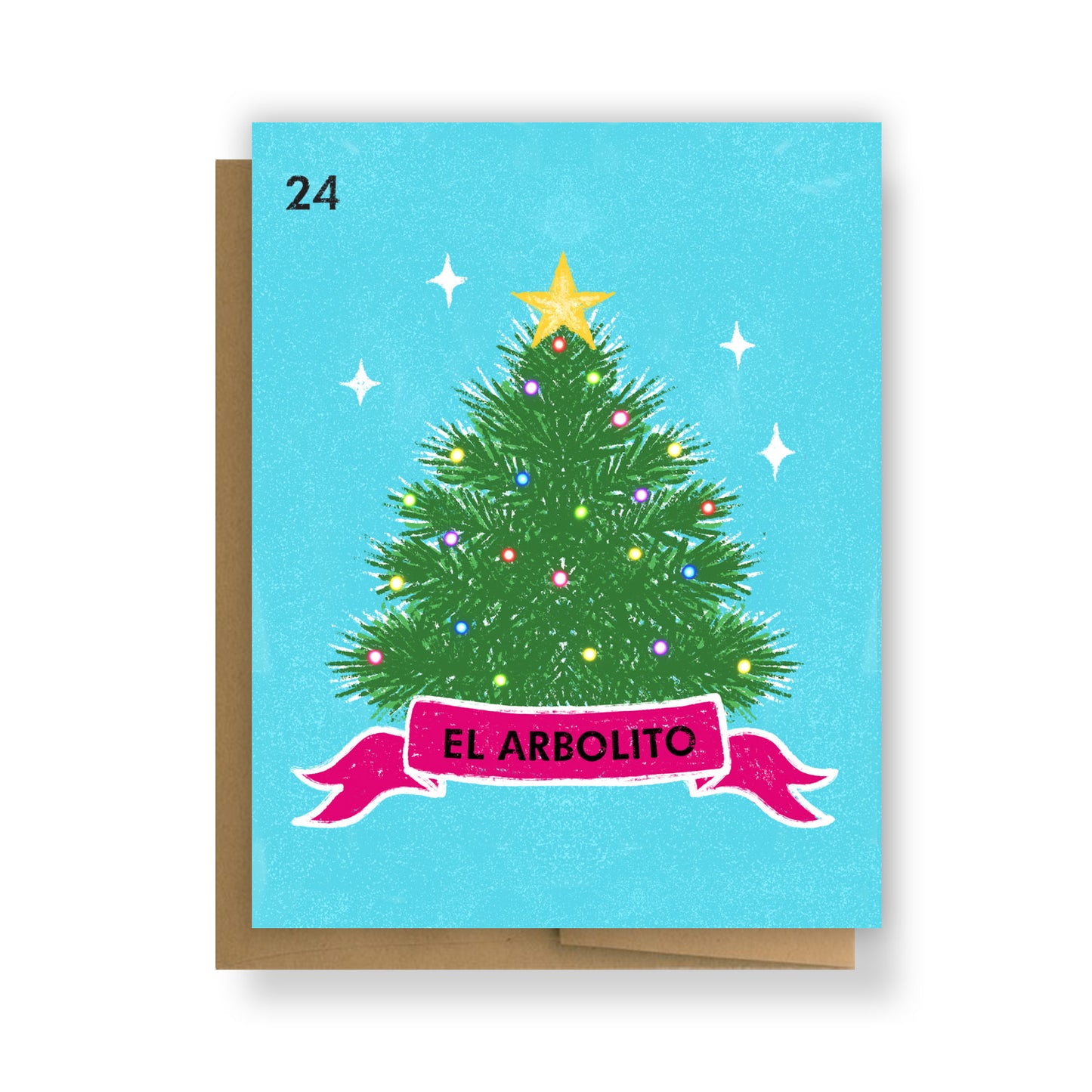 El Arbolito Christmas Greeting Card