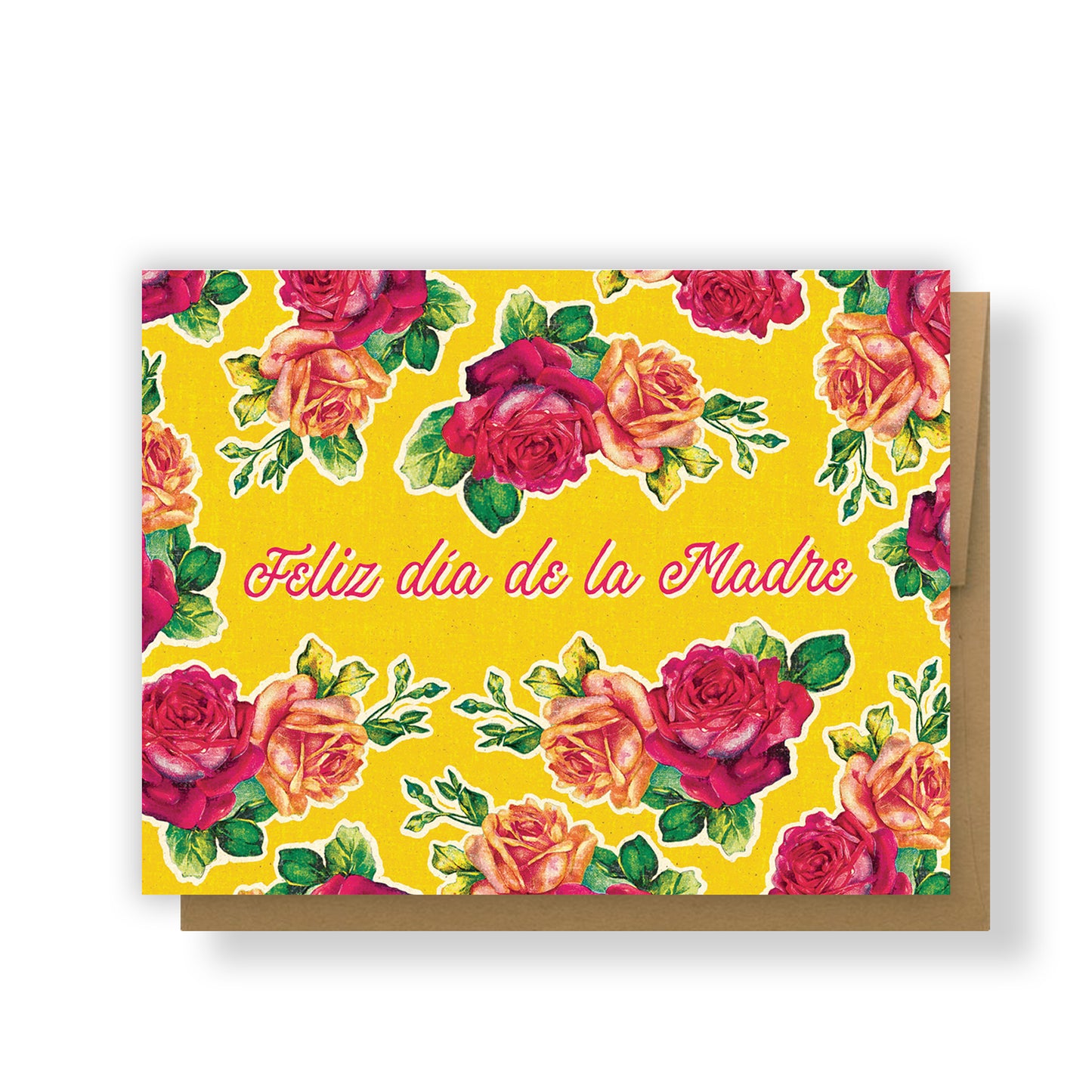 Feliz Dia De La Madre Rosas Greeting Card