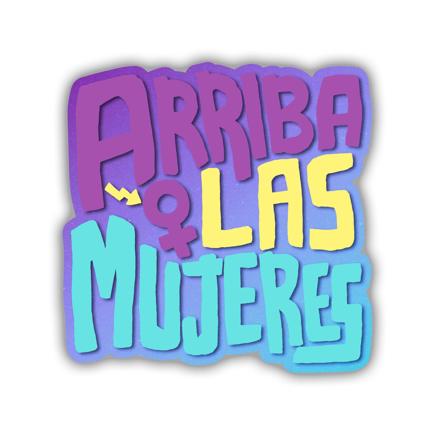 Arriba Las Mujeres Vinyl Sticker