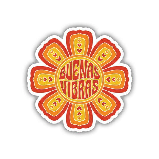 Buenas Vibras Vinyl Sticker