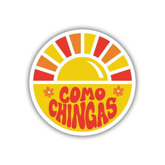 Como Chingas Vinyl Sticker