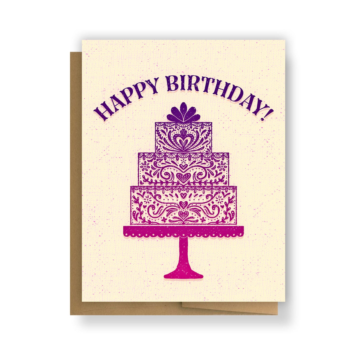 Happy Birthday Cake Greeting Card