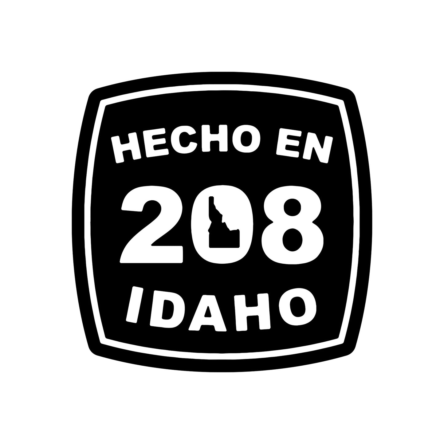 Hecho En Idaho Vinyl Sticker