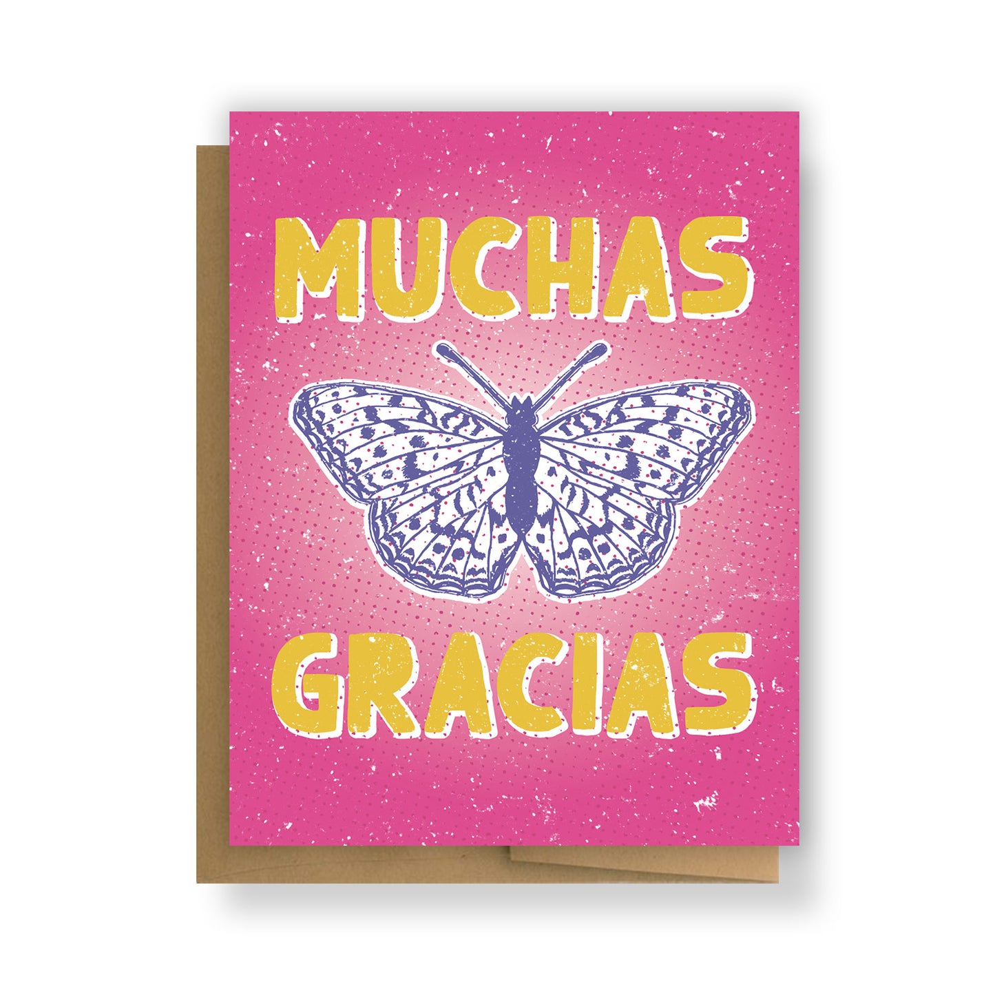 Muchas Gracias Butterfly Greeting Card